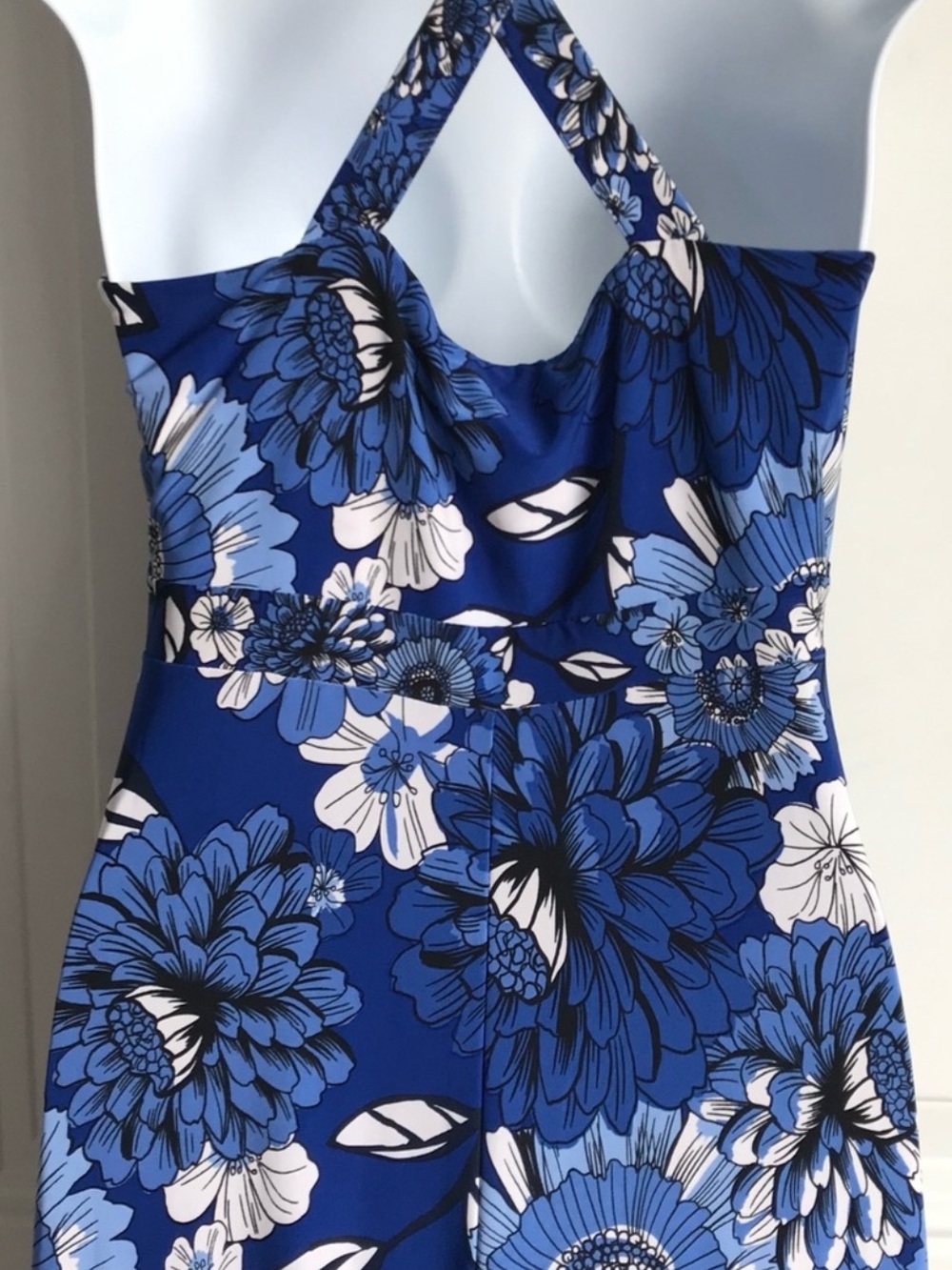 INC Women’s XL International Concepts Blue & White Floral Sleeveless Dress EUC - Picture 13 of 16